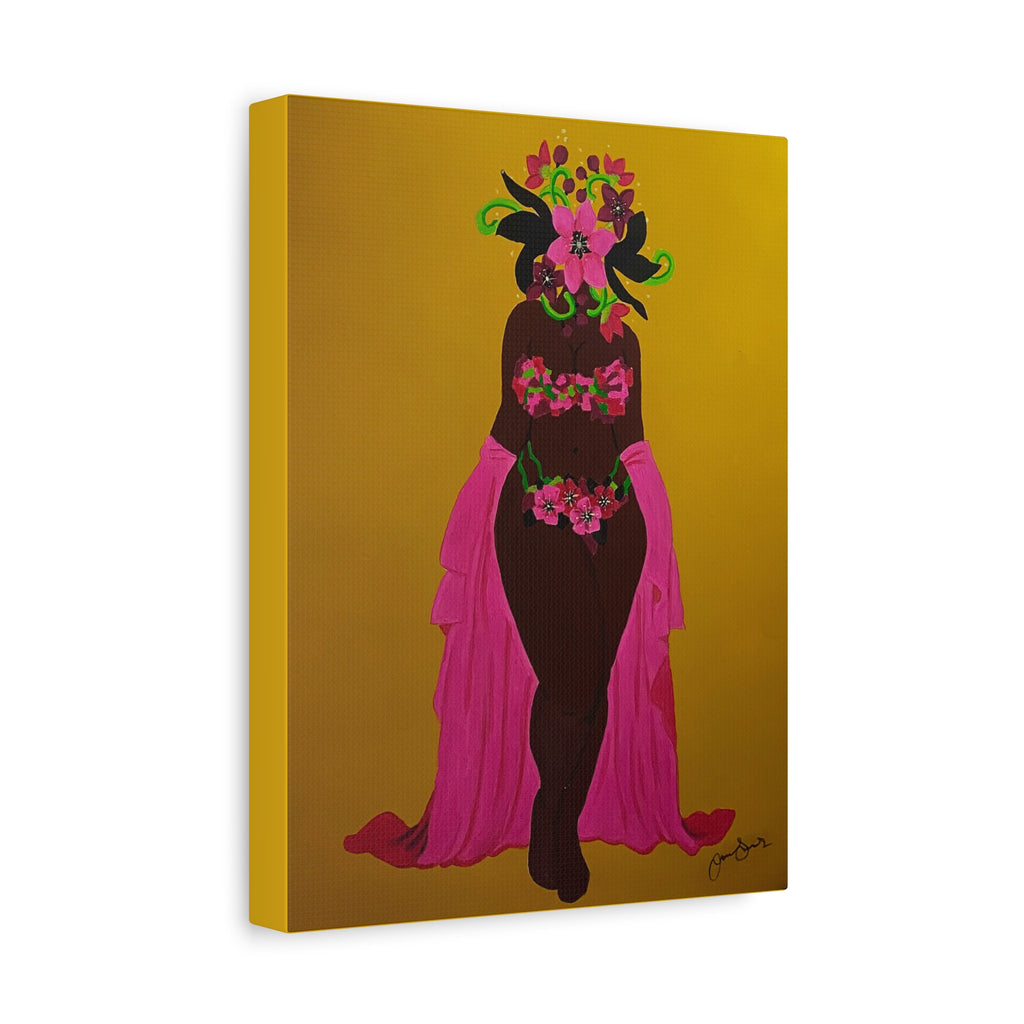 Woman and Her Garden (Painted)