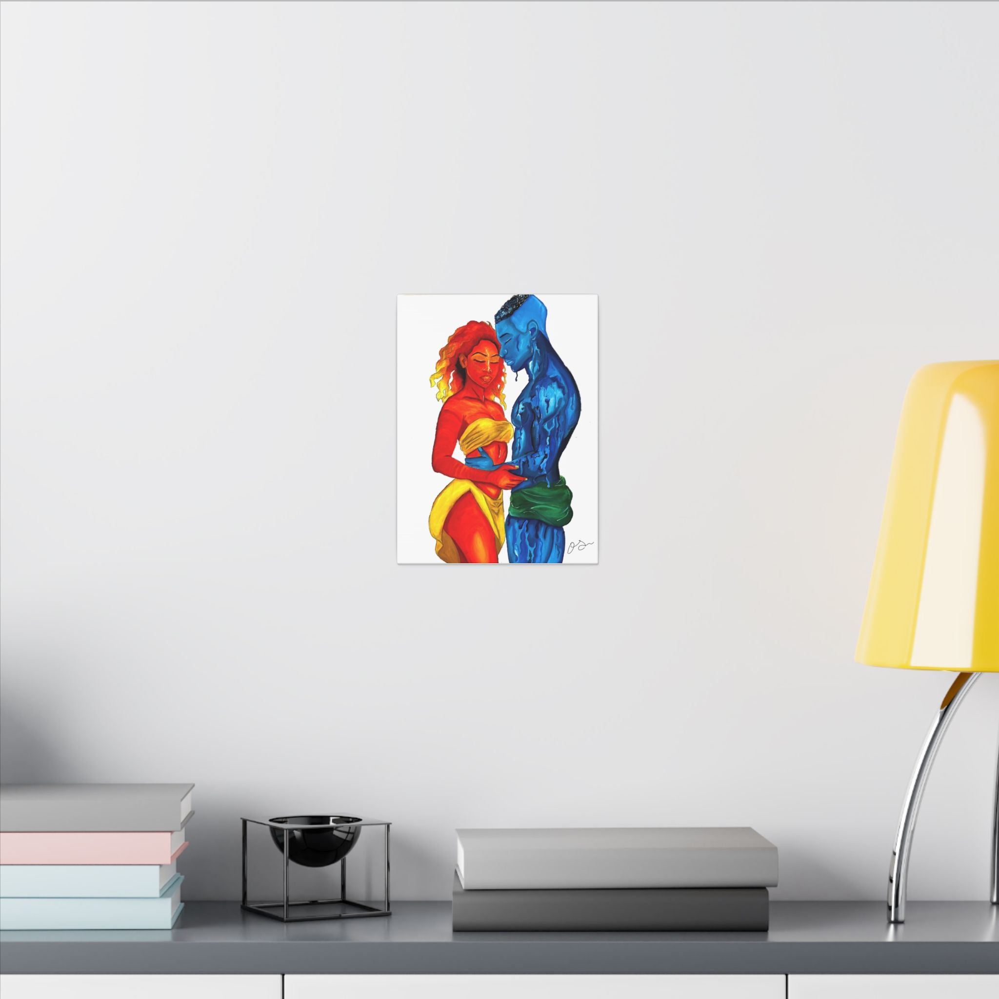 A Love Worth Evaporating For (Painted | White Background)