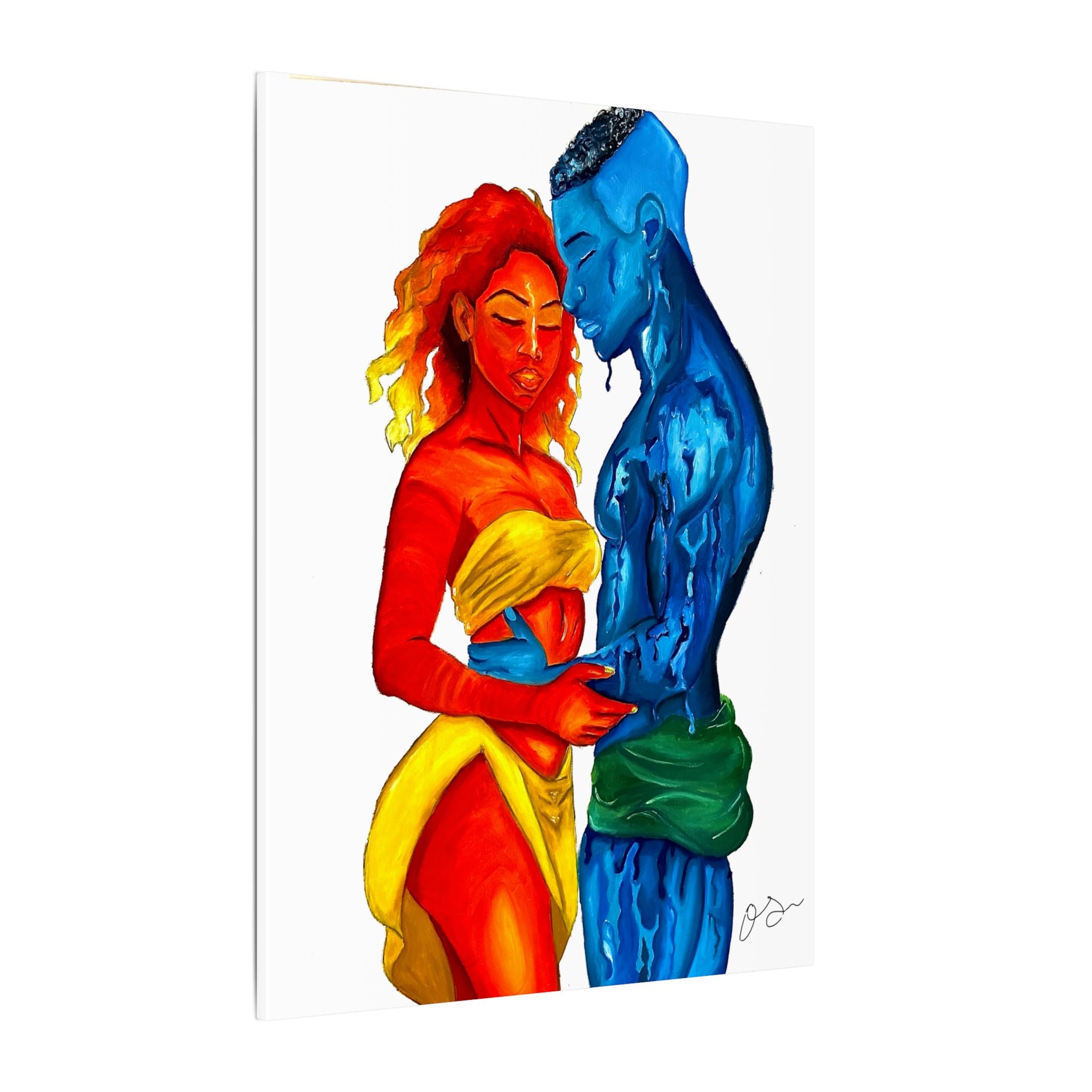 A Love Worth Evaporating For (Painted | White Background)