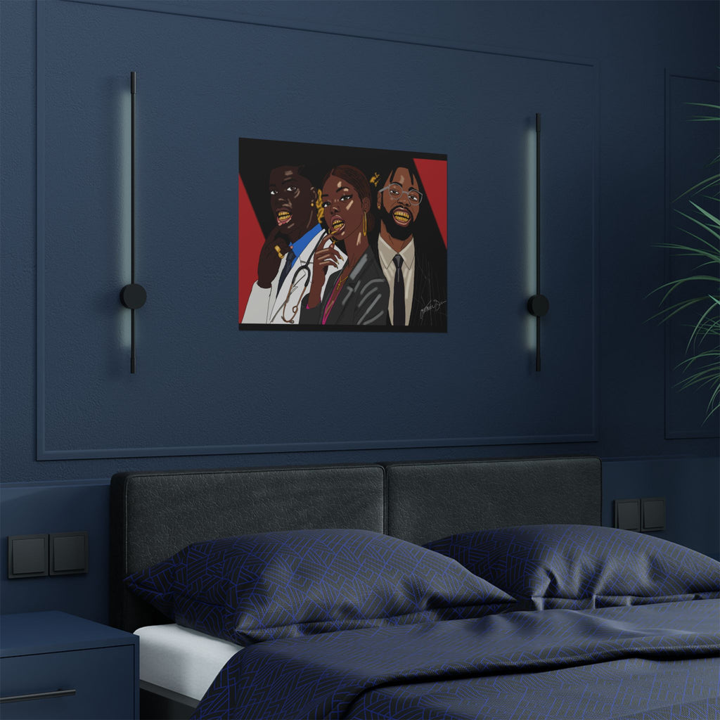 Success Outside the Culture digital drawn Poster