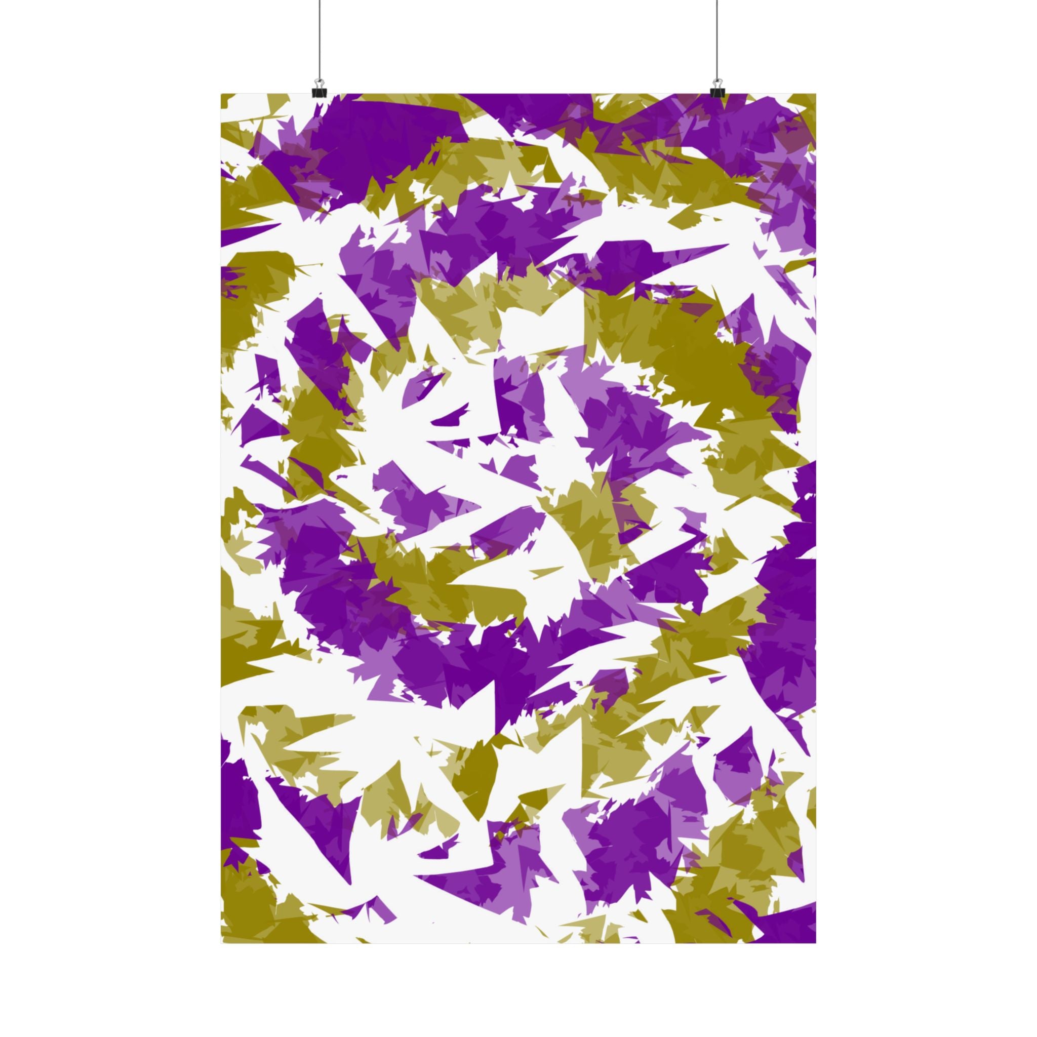 Yellow Purple Spiral (Poster)