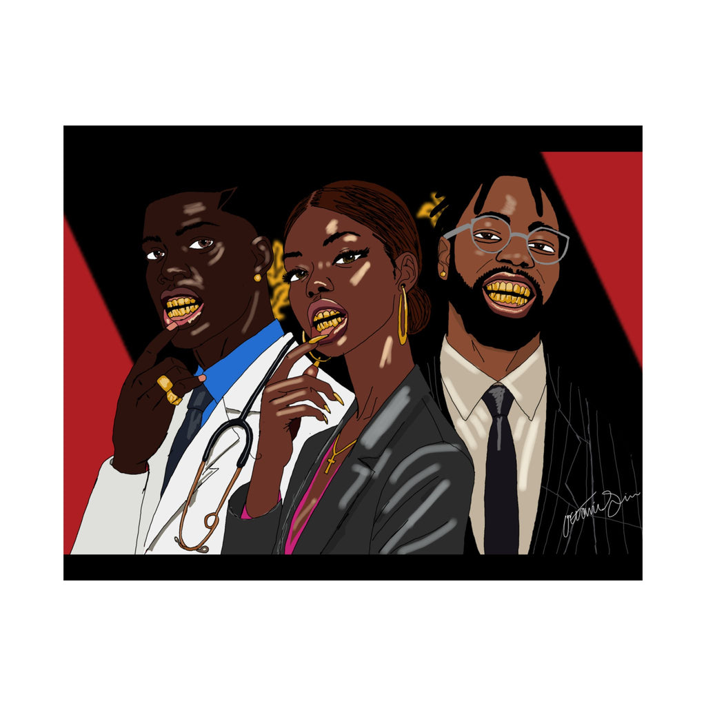 Success Outside the Culture digital drawn Poster