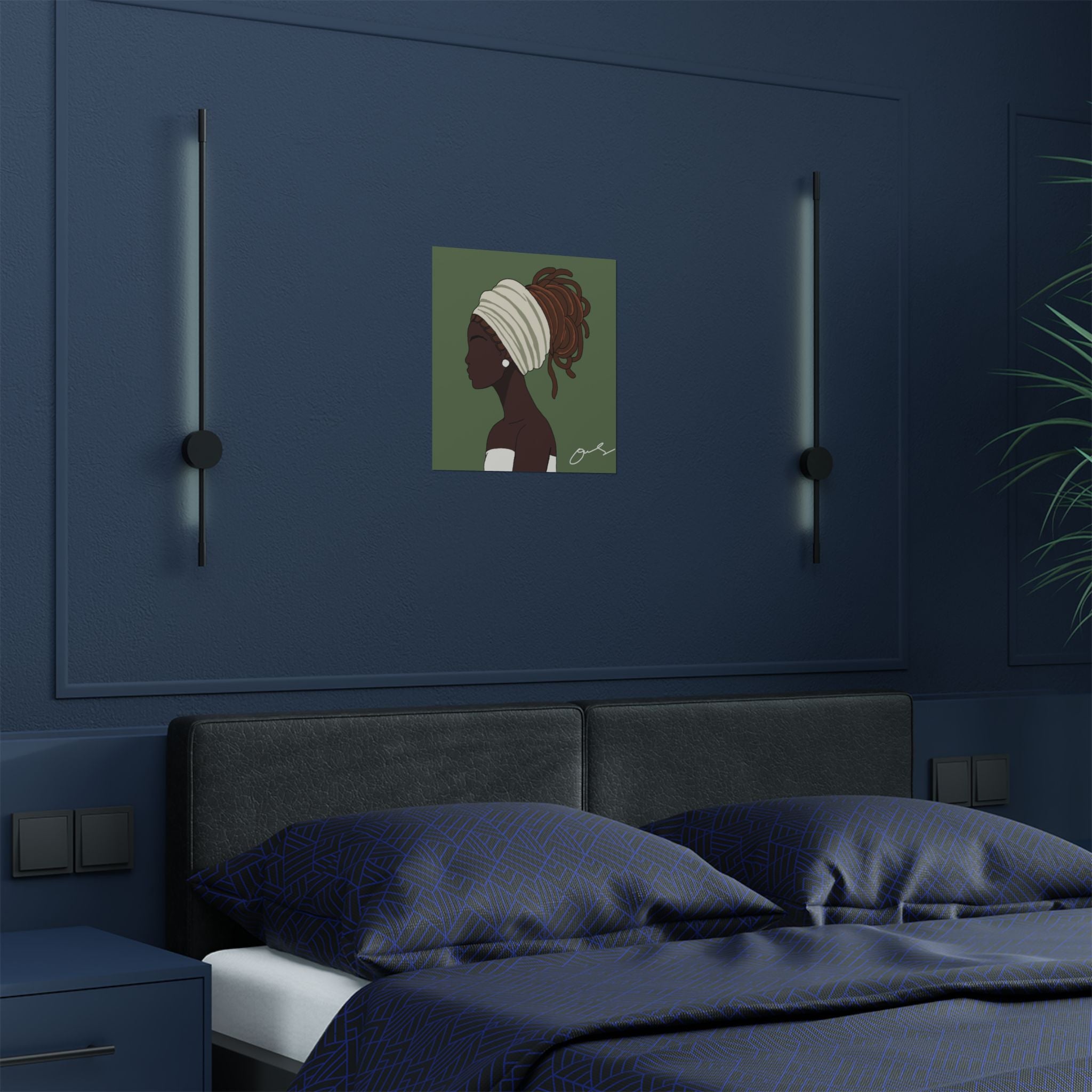 My Time is Spa Time Poster (Black Outline)