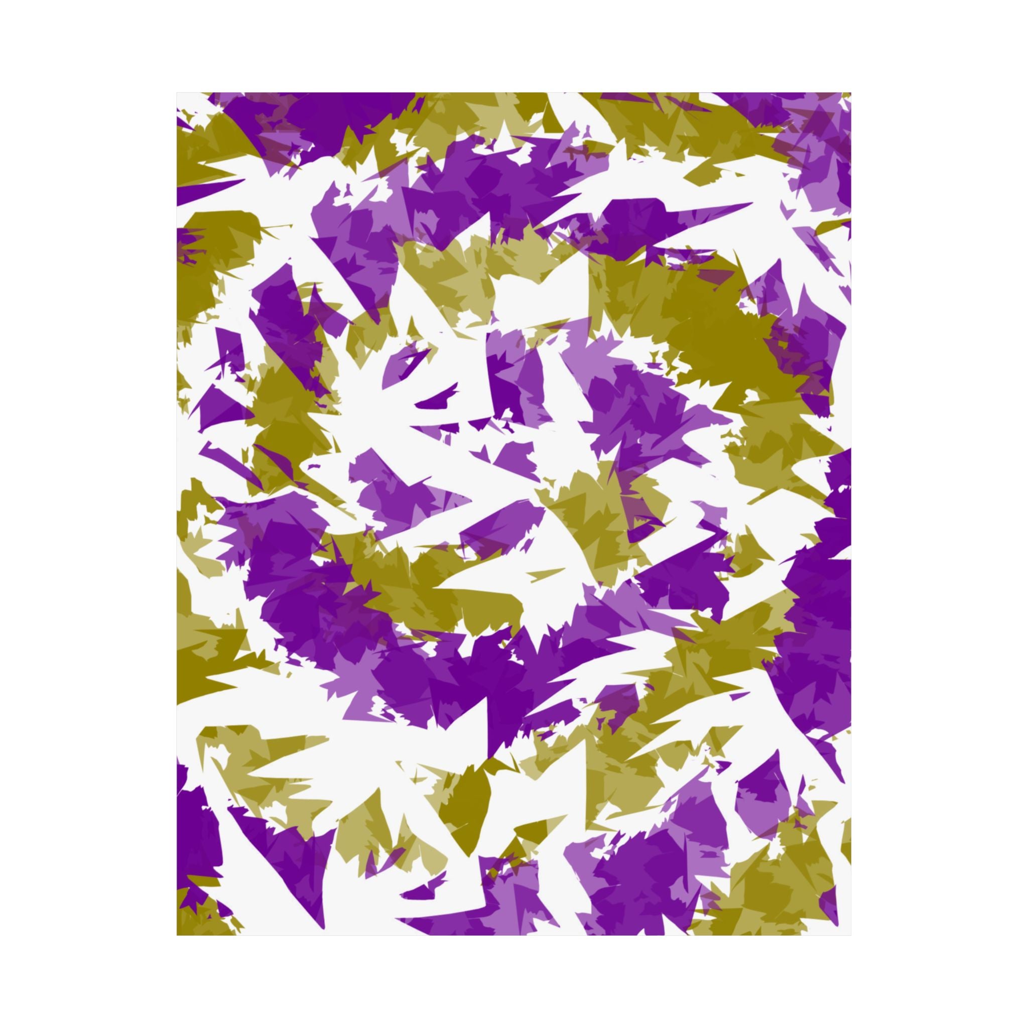 Yellow Purple Spiral (Poster)