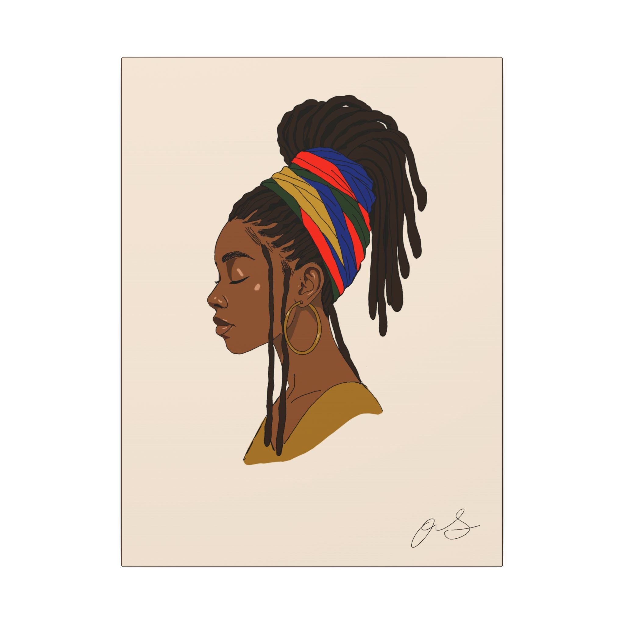 Side of Her Soul (Digital Drawn)