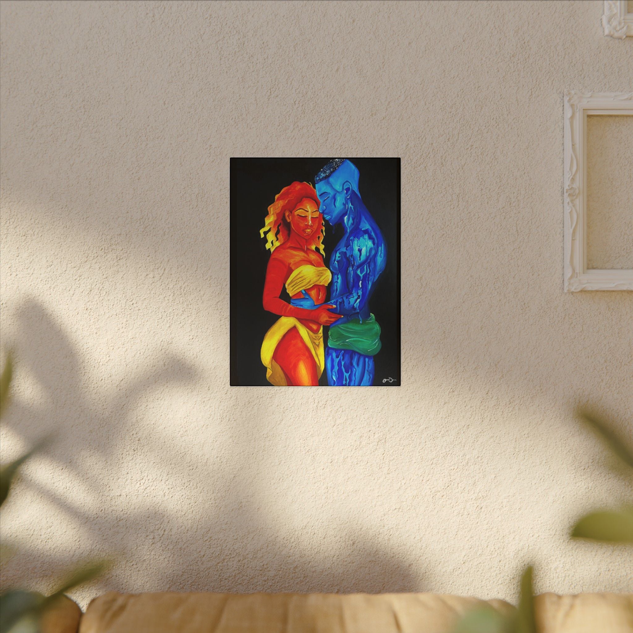 A Love Worth Evaporating For (Painted | Black Background)