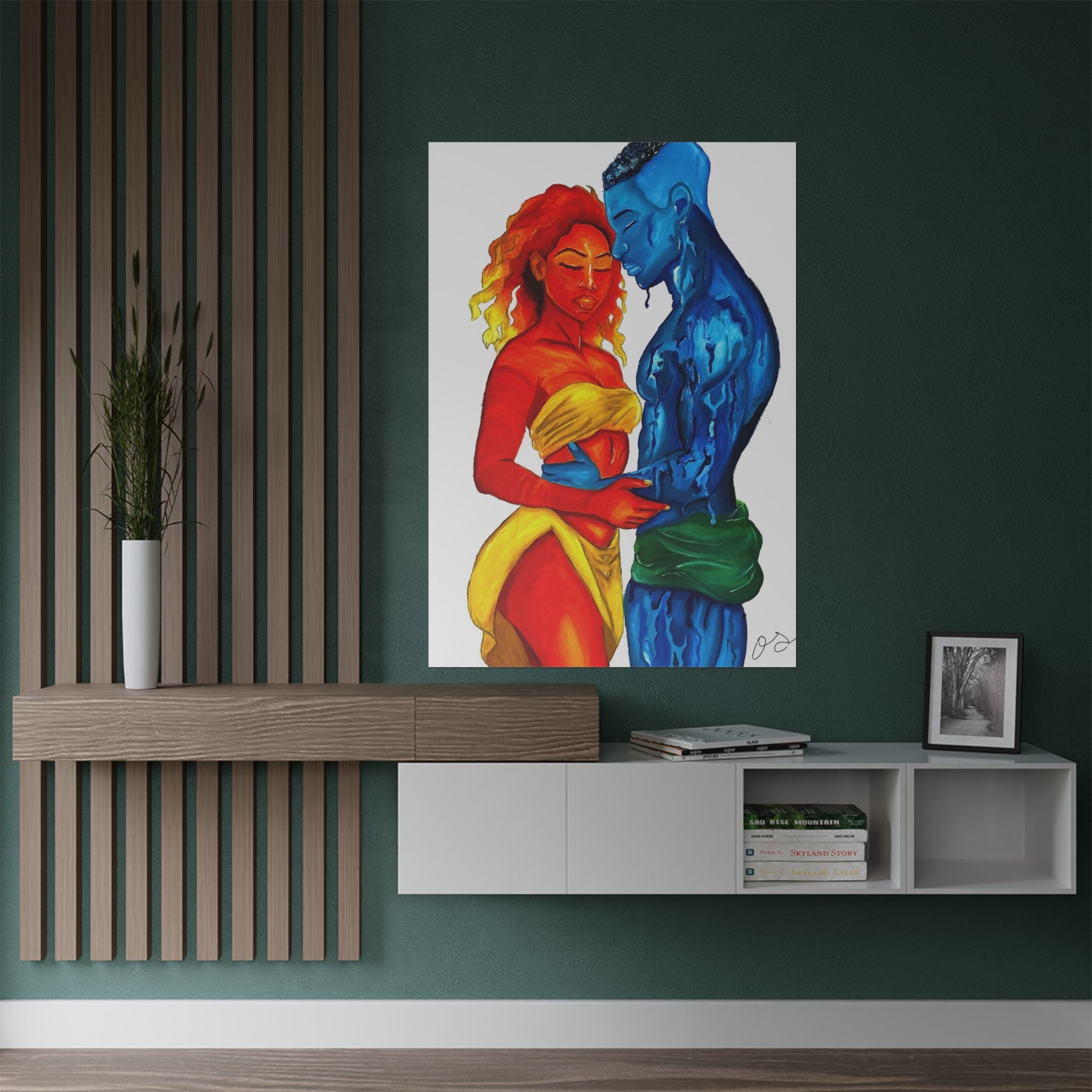 A Love Worth Evaporating For Poster (White Background)