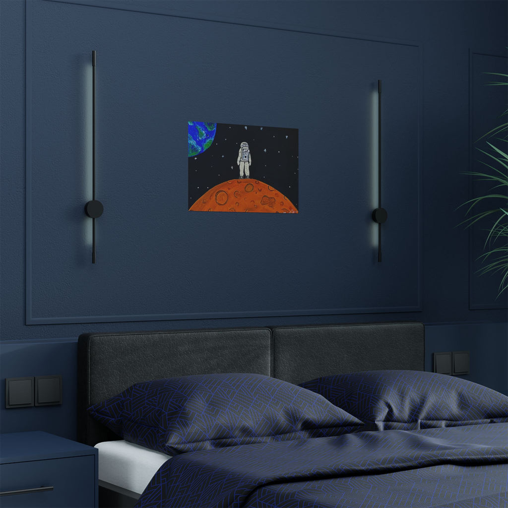 Man on the Orange Moon Poster
