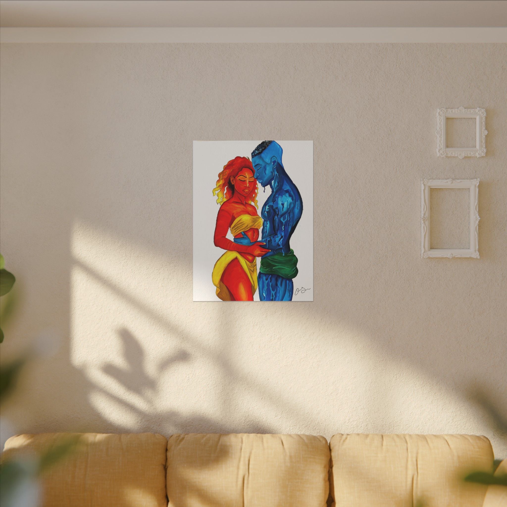 A Love Worth Evaporating For (Painted | White Background)