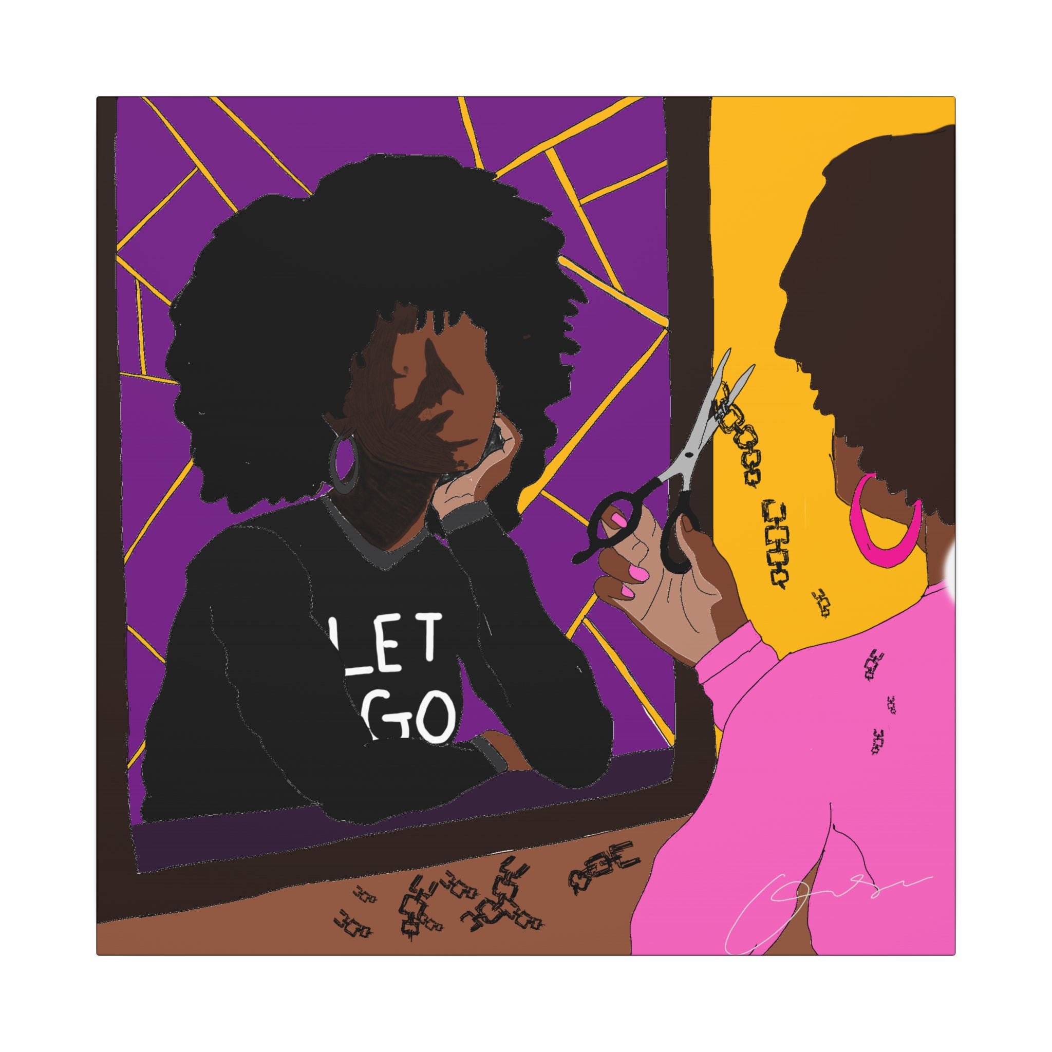 Healing In Color Series Pt. 4: The Final Cut (Digital Drawn)