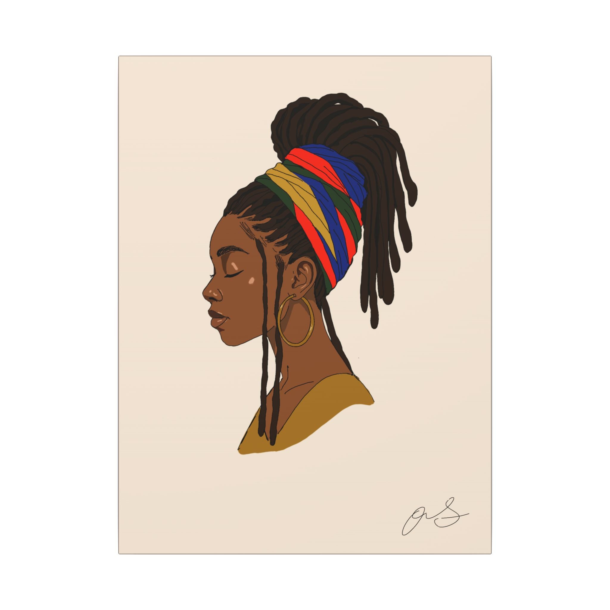 Side of Her Soul (Digital Drawn)