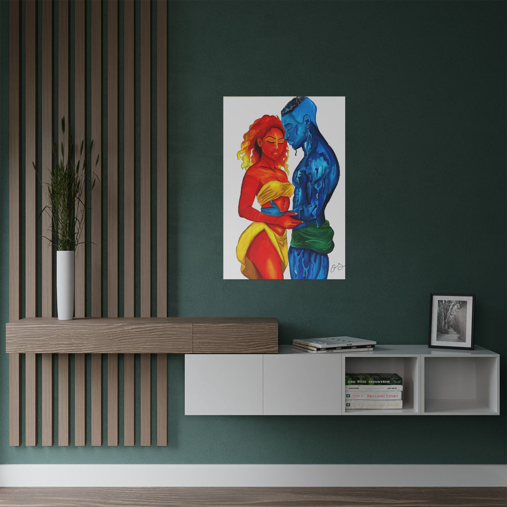 A Love Worth Evaporating For Poster (White Background)