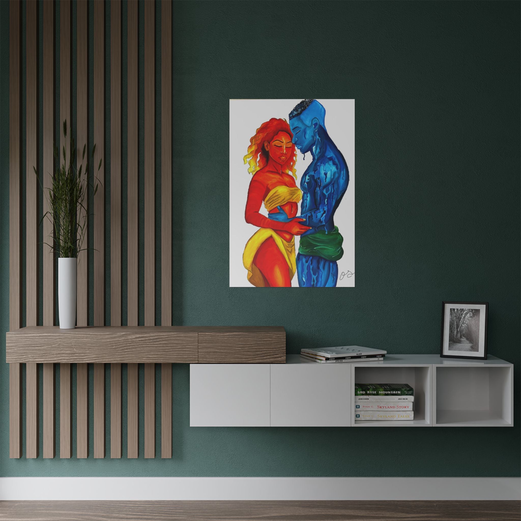 A Love Worth Evaporating For Poster (White Background)