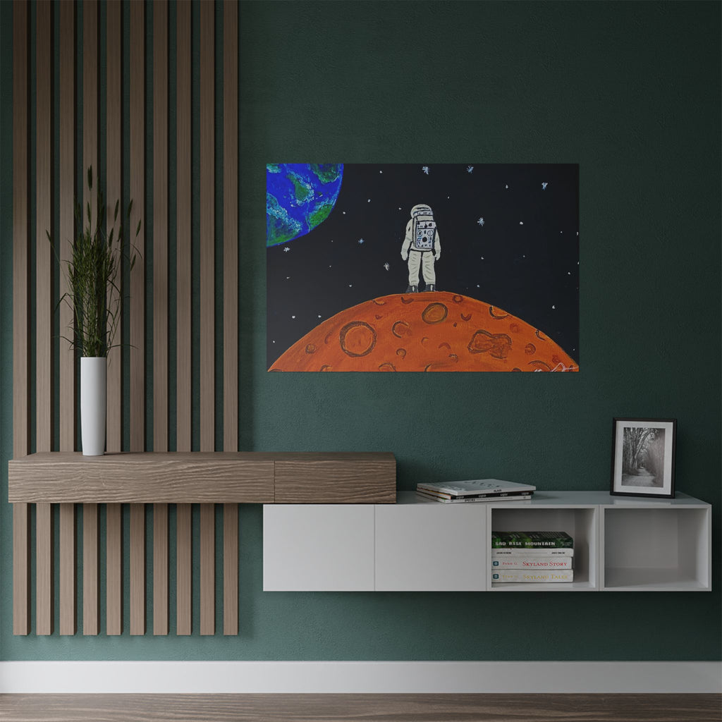 Man on the Orange Moon Poster