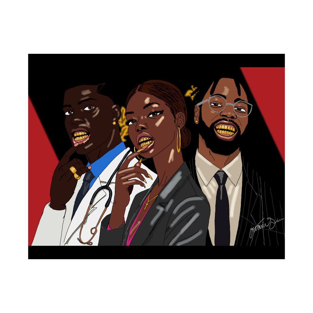 Success Outside the Culture digital drawn Poster