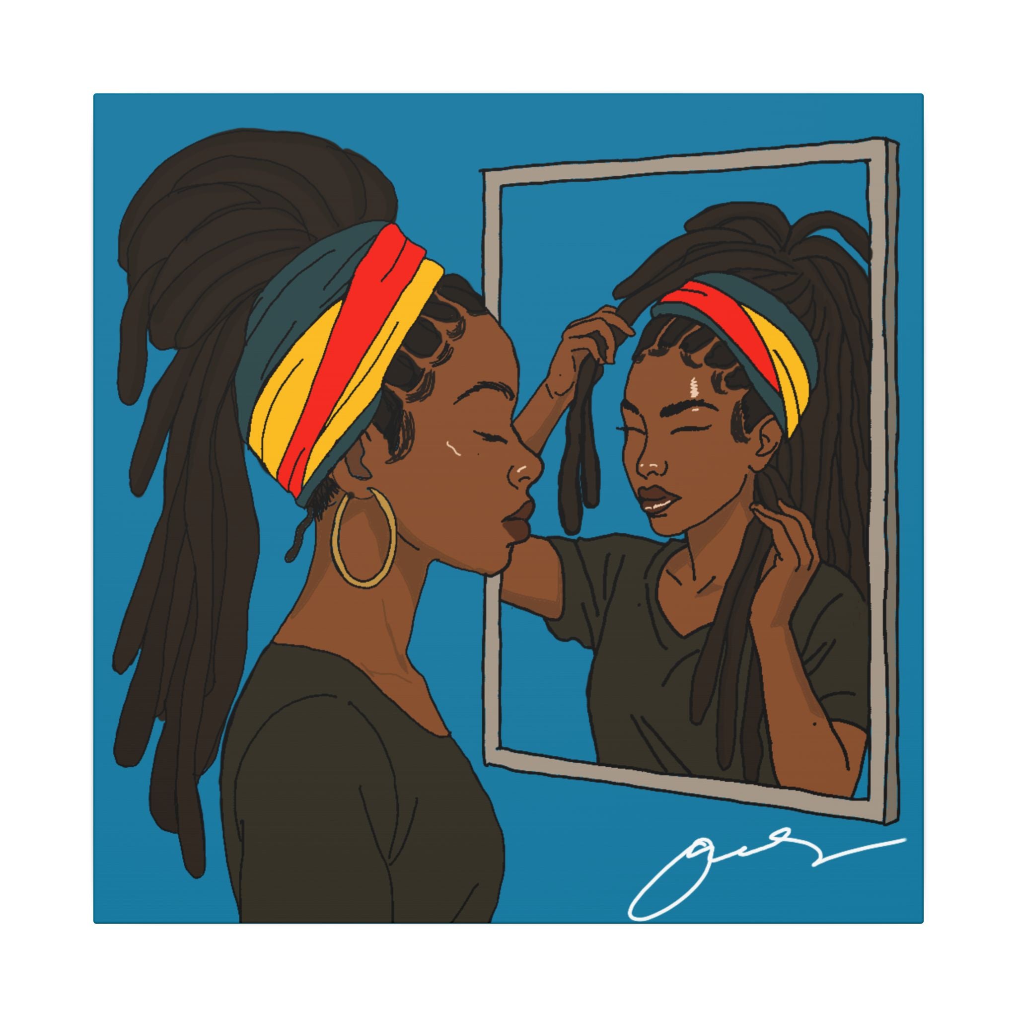 Reflection of Strength (Digital Drawn)