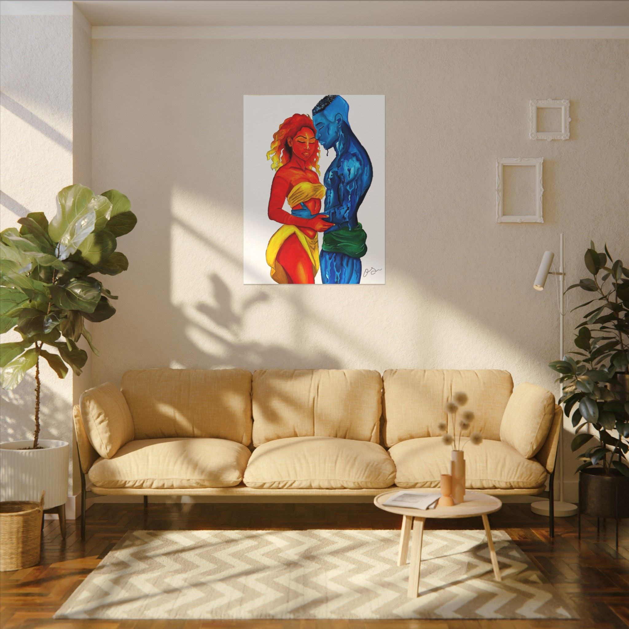 A Love Worth Evaporating For (Painted | White Background)