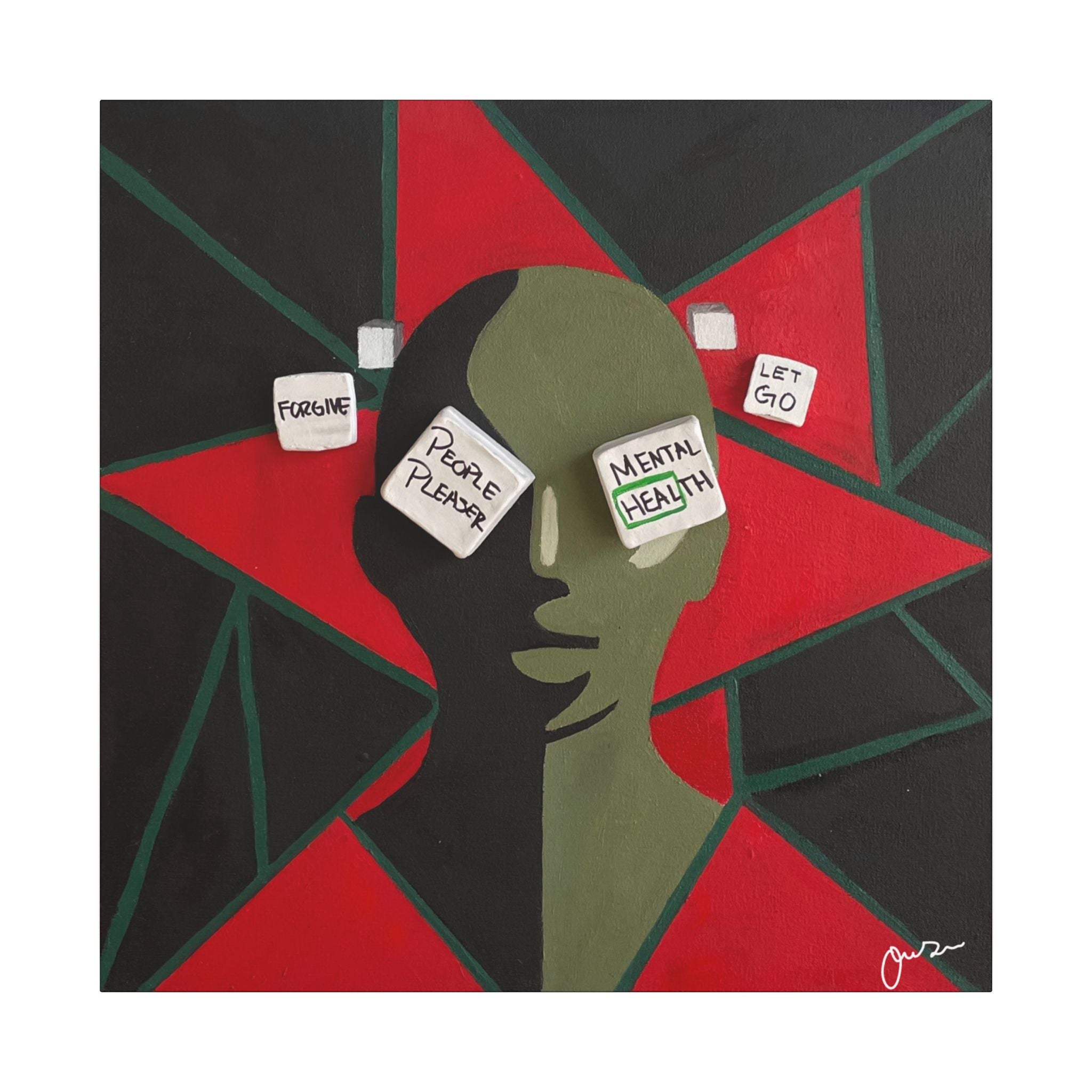 Healing In Color Series: Make the Right Choice Pt. 2 (Painted)