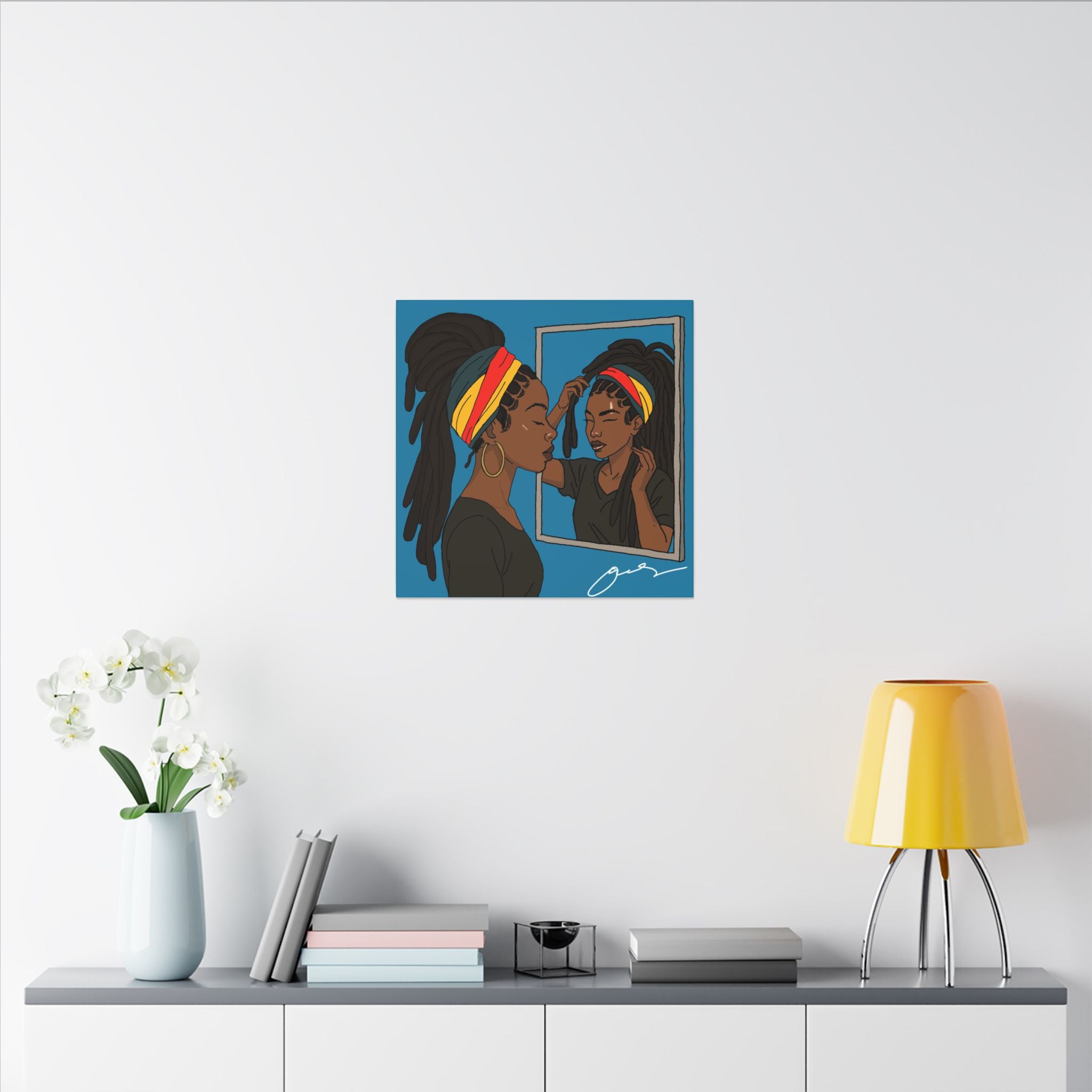 Reflection of Strength (Digital Drawn)