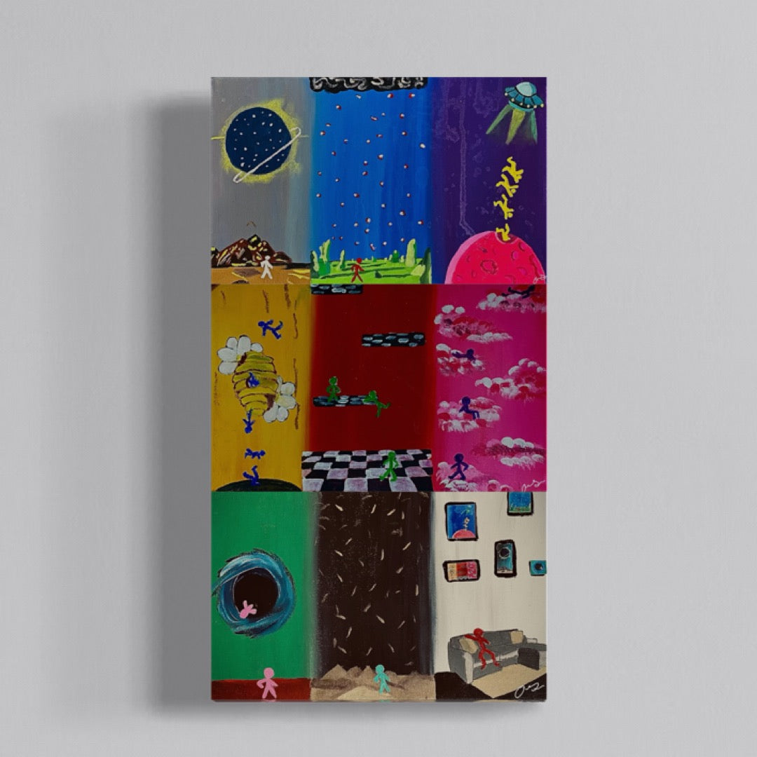 Just A Dream 3 piece Canvas (Original)